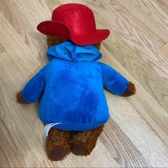 Paddington Bear Plush Stuffed Animal Hat Coat Blue Red Kids Toy Brown - Picture 6 of 6
